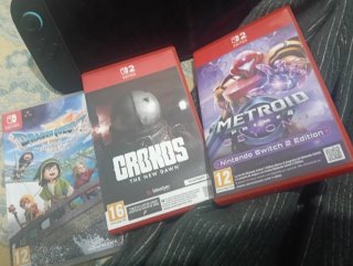 Nintendo Switch 2 con 3 juegos
