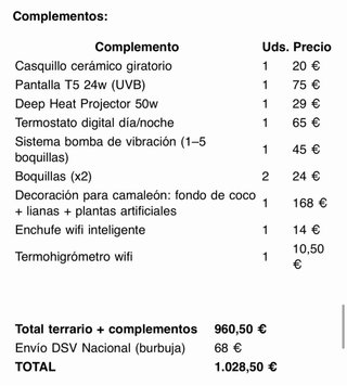 Terrario Profesional Hanakydesign