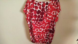 Camiseta Antea Estampada Rojo Talla 44