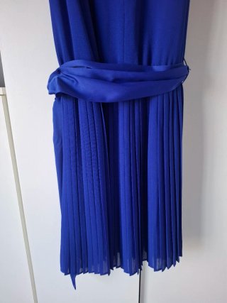 Vestido fiesta Tintoretto azul