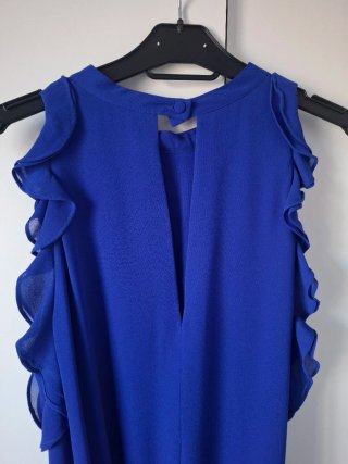 Vestido fiesta Tintoretto azul