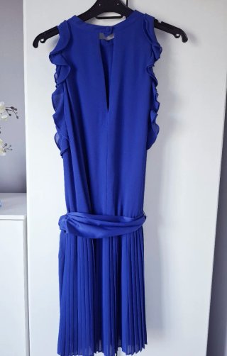 Vestido fiesta Tintoretto azul