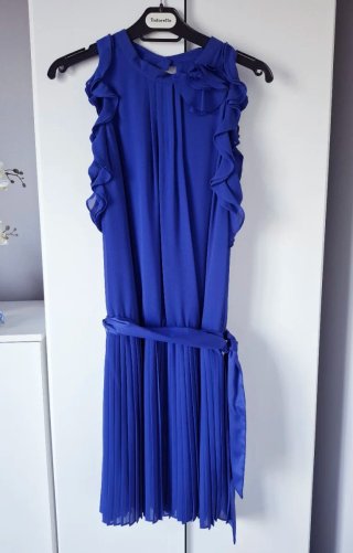 Vestido fiesta Tintoretto azul