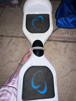 Hoverboard bianco con luci LED