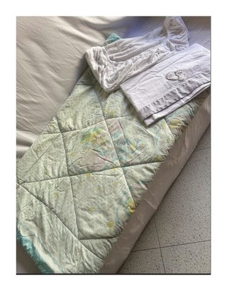 Piumoncino trapuntato culla neonato