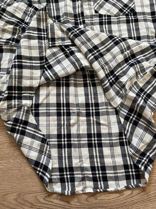 Camisa oversize cuadros