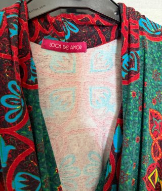 Vestido largo de estilo boho chic.
