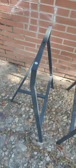 Borriquetas metálicas plegables