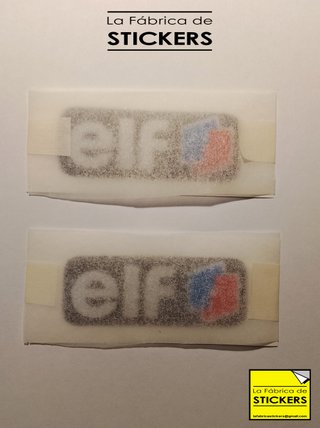 2 Pegatinas ELF Gota de Resina Alta Calidad