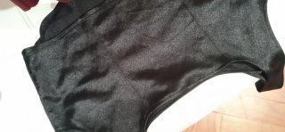 Top Divided H&M Satén Negro Talla L