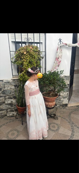 Vestido Comunión Niña + Tocado año 2026