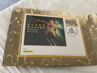 Cartolina Vasco Modena Park 01 07 17