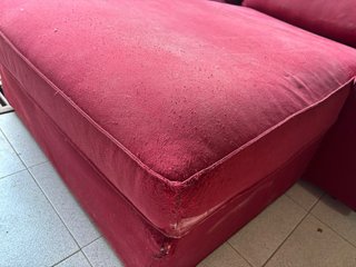 Sofá Chaiselongue Rojo