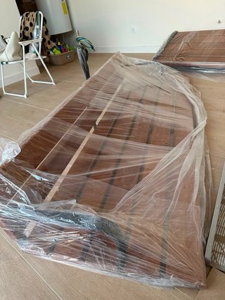 2 Bancos Urbanos Nuevos (Madera y Metal)