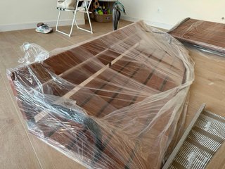 2 Bancos Urbanos Nuevos (Madera y Metal)