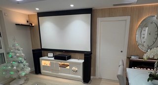 Pantalla de cine Kuber empotrable techo