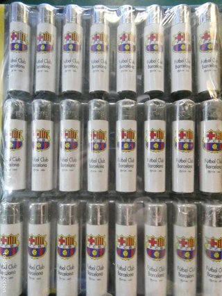 24 accendini Clipper con logo FC Barcellona