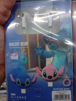 Funda AirPods Pro 2 Stitch Rosa