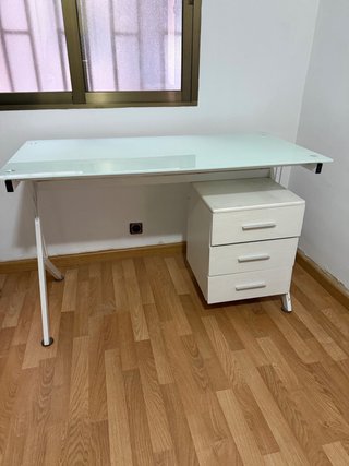 Conjunto Muebles Dormitorio Blanco y Verde