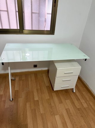 Conjunto Muebles Dormitorio Blanco y Verde