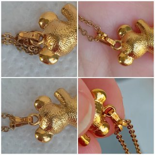 Collana vintage Monet orsetto