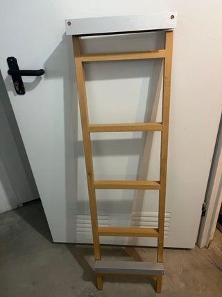 Escalera de madera para litera