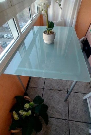 Mesa de cristal