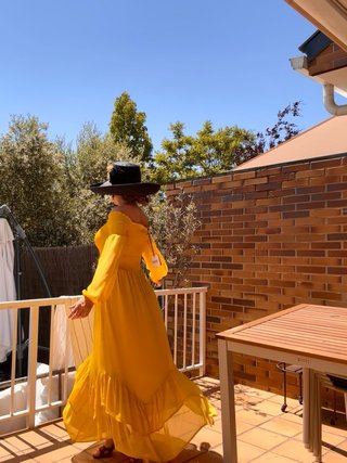 Vestido amarillo invitada/fiesta o casual