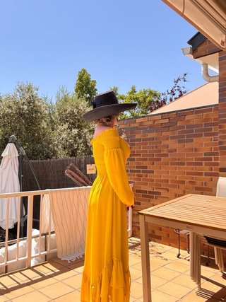 Vestido amarillo invitada/fiesta o casual