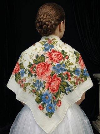 Pañuelo Mantón Baturra Regional Multicolor