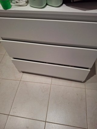 Cómoda Ikea 3 cajones blanca
