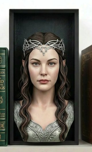 Book Nook Arwen El Señor de los Anillos