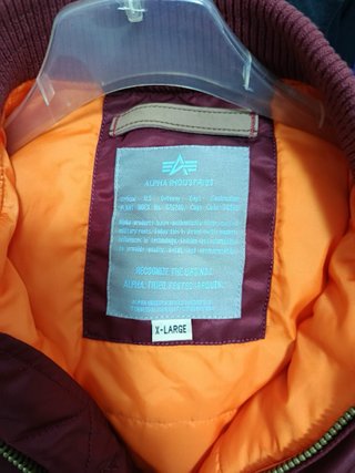 Chaqueta Alpha Industries Roja