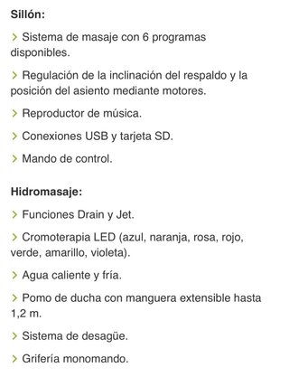 2 Sillones de pedicura con sistema de hidromasaje