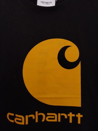 Camiseta Carhartt Negra Logo Grande