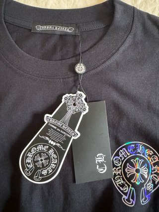 Camiseta Chrome Hearts Negra Multicolor