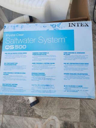 Clorador Salino Intex QS 500