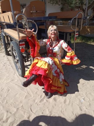 Vestido Flamenca Canastero como una L