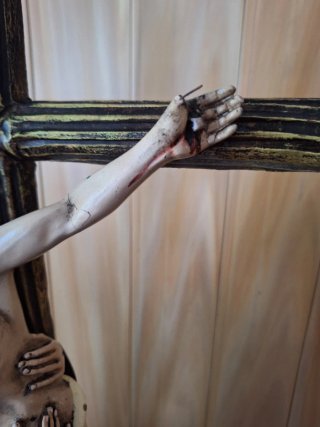 Figura Abrazo San Francisco y Cristo