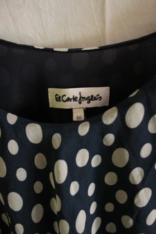 Vestido lunares volantes