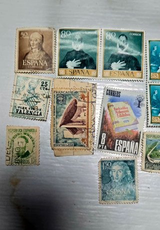 Lote de sellos España y Francia