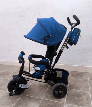 Triciclo Evolutivo Homcom Lovely Azul