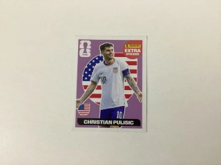 Cromo Christian Pulisic Extra Sticker Morado