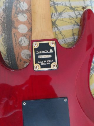Chitarra Elettrica samick kj-640 superstrat korea
