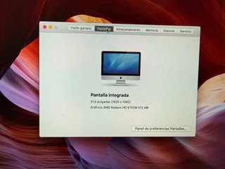 iMac 21.5 2011 16GB RAM 500GB SSD + Ratón + Teclad