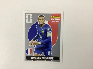 Cromo Extra Kylian Mbappé Plata Panini