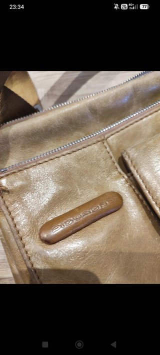Borsa Piquadro uomo in pelle marrone