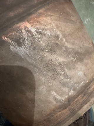 Catalizador Grupo VAG procedente de un audi A3 8P