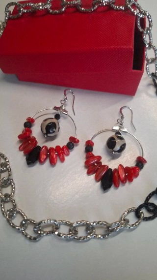 Pendientes Boho Chic Piedra Natural