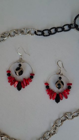 Pendientes Boho Chic Piedra Natural